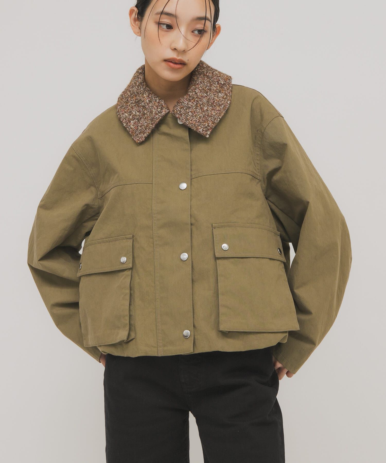  「2WAYカラーバルーンブルゾン」|ブルゾン・スタジャン|