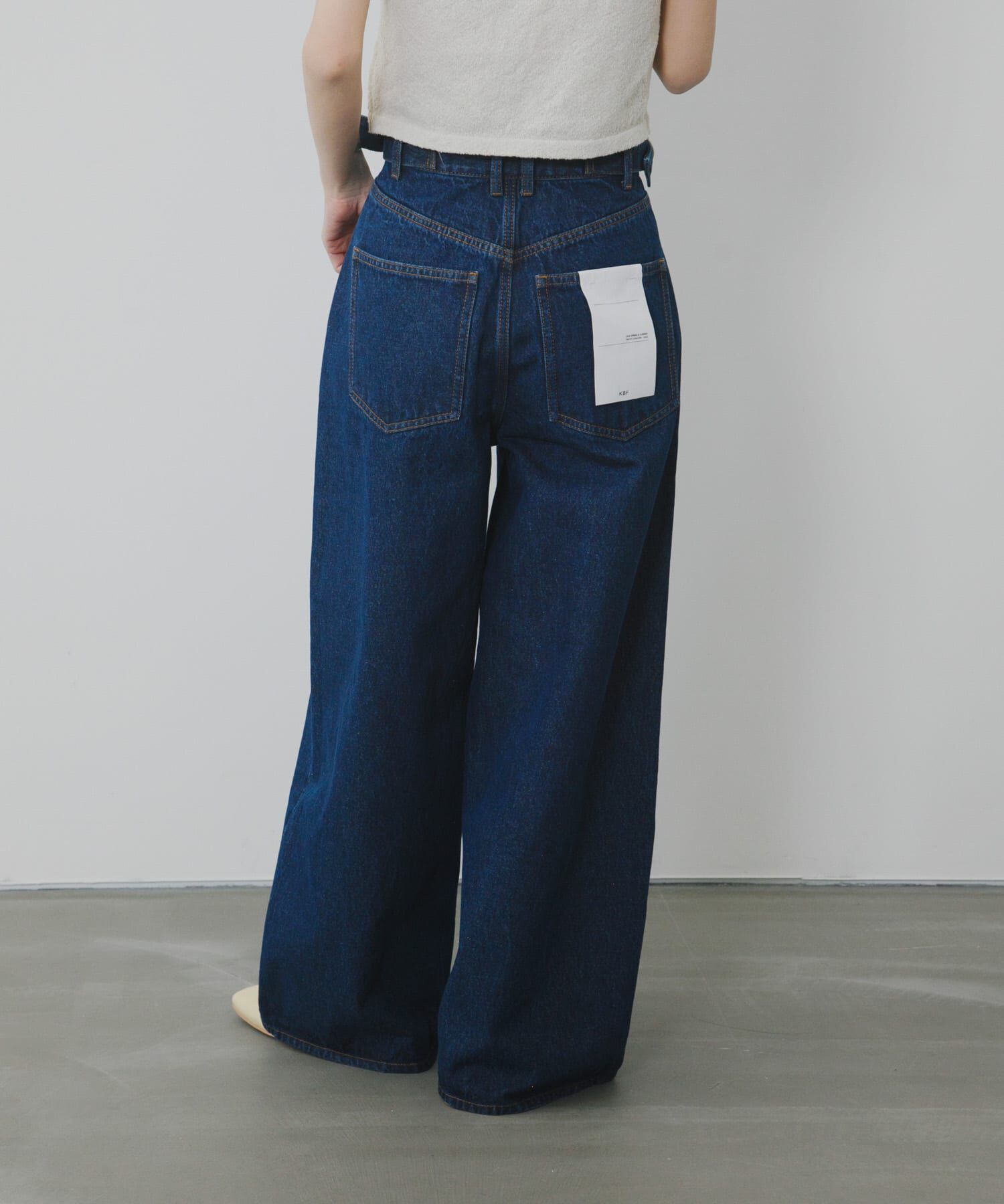  「『3サイズ展開』タックボタンアップデニム」|デニム|