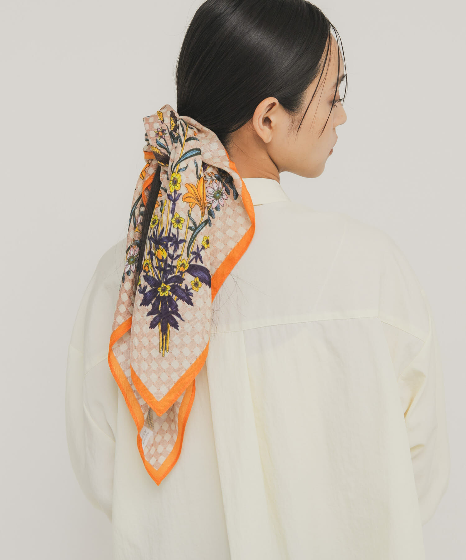  「ヴィンテージフラワースカーフ」|バンダナ・スカーフ|