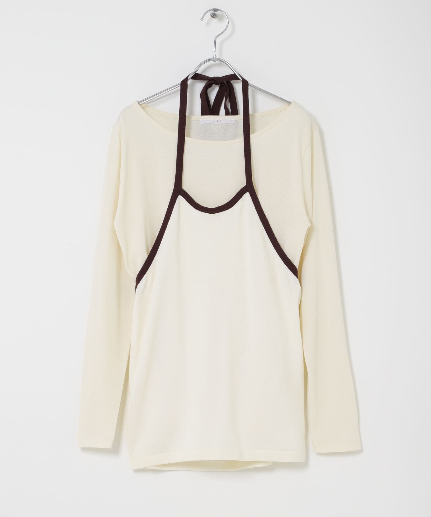  「バイカラービスチェSETトップス」|Tシャツ・カットソー|