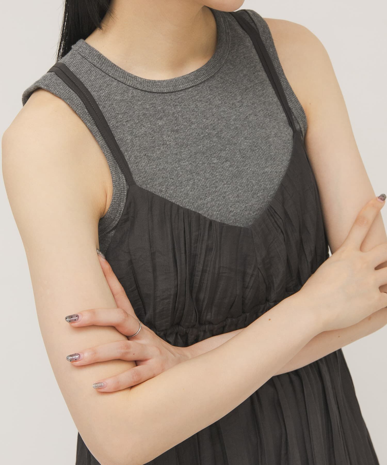  「クロップドタンクトップ」|タンクトップ|