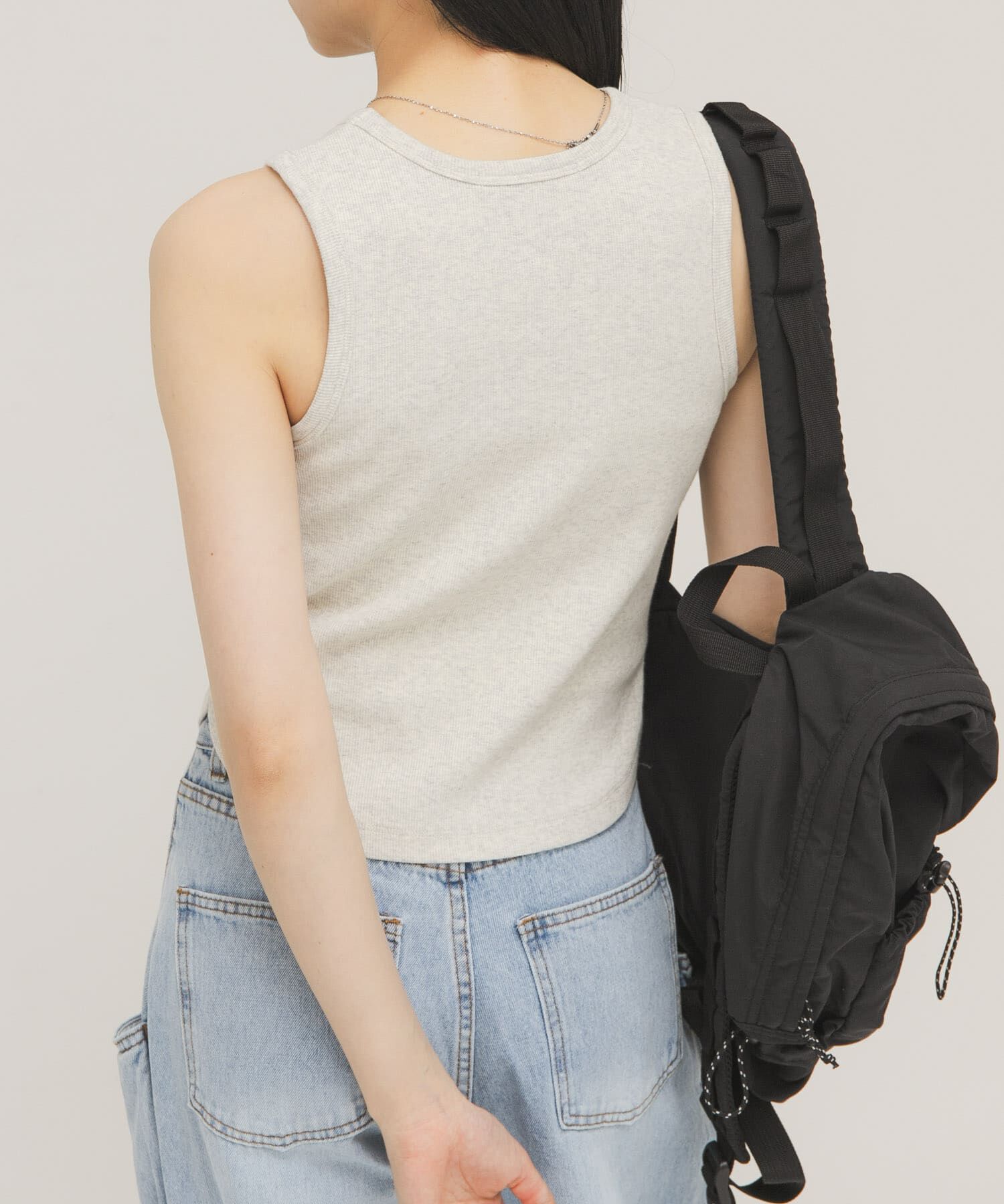  「クロップドタンクトップ」|タンクトップ|