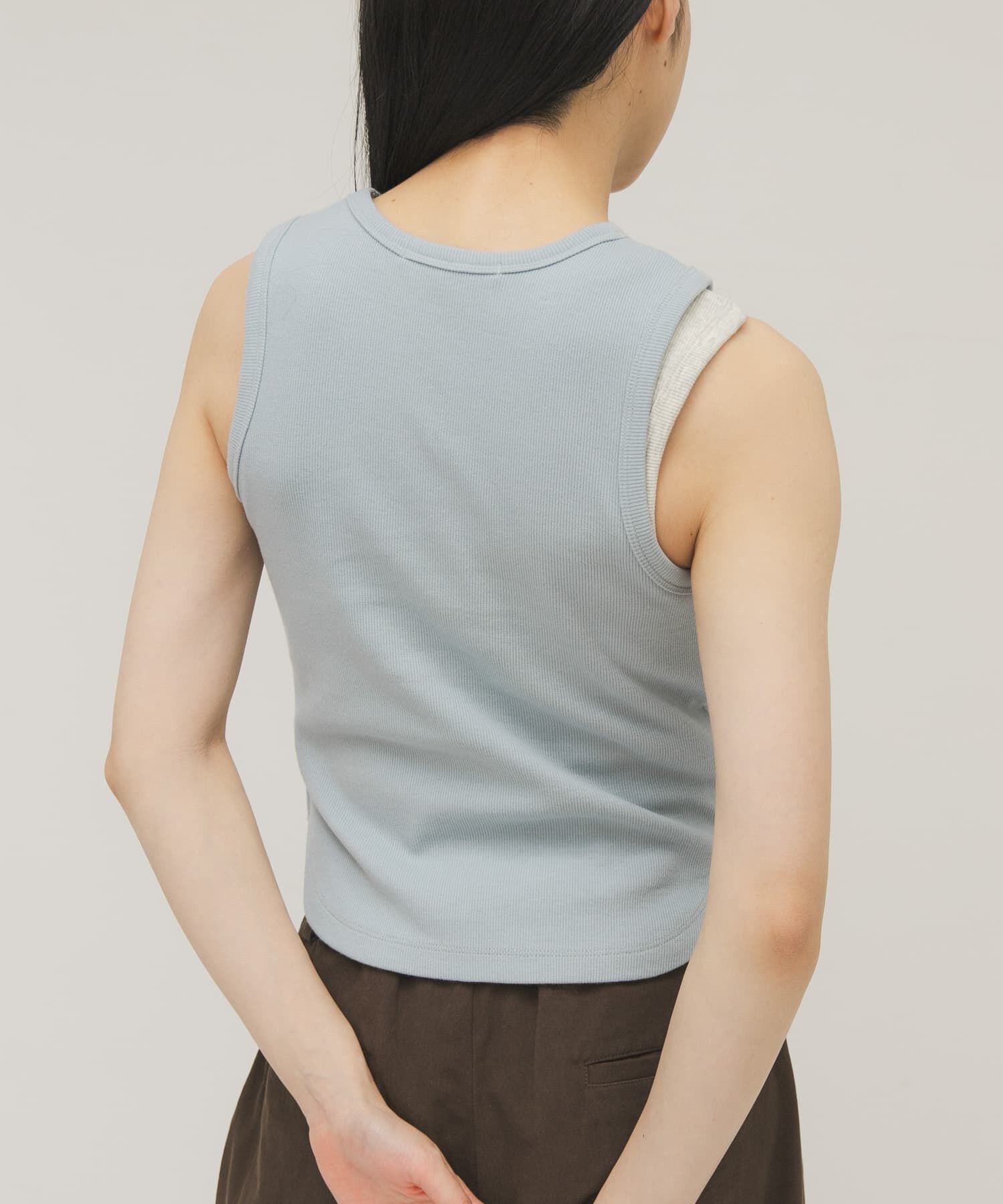  「クロップドタンクトップ」|タンクトップ|