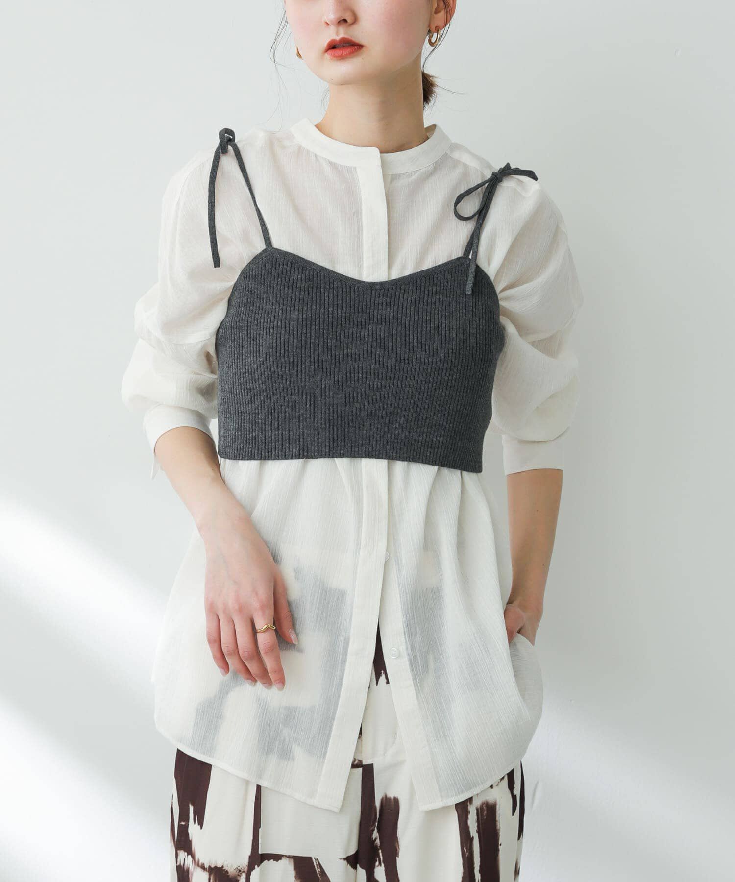 SENSE OF PLACE by URBAN RESEARCH「リブニットビスチェ」|その他|