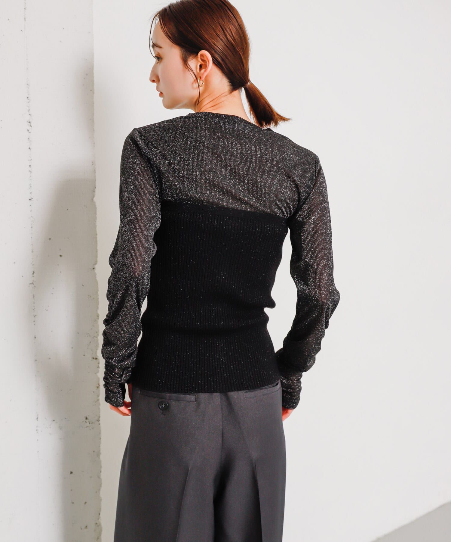 SENSE OF PLACE by URBAN RESEARCH「ラメジップニットビスチェ」|その他|