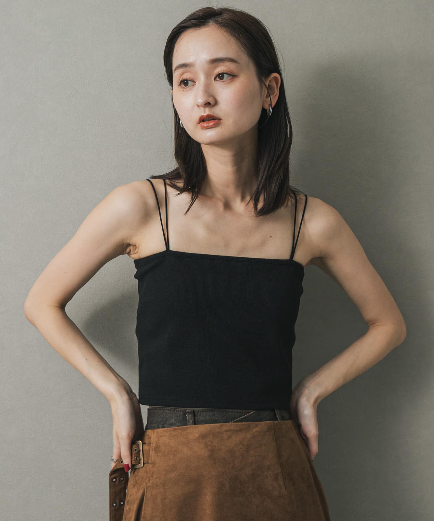 SENSE OF PLACE by URBAN RESEARCH「クロップドカップツキキャミソール」|キャミソール|