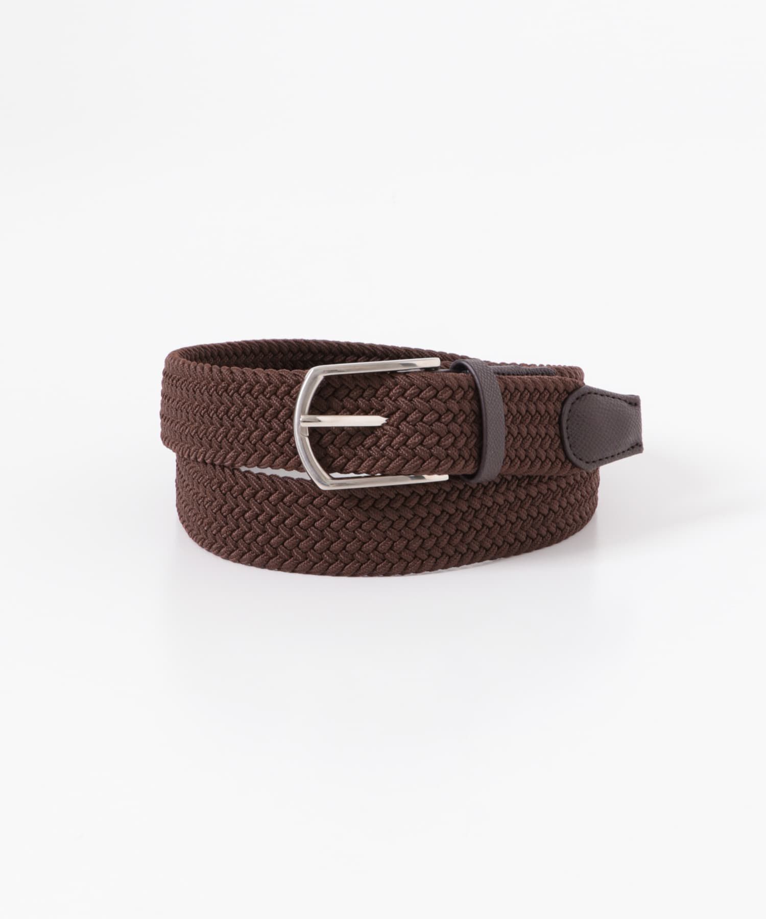 SENSE OF PLACE by URBAN RESEARCH「ゴムメッシュベルト」|ベルト|ブラウン