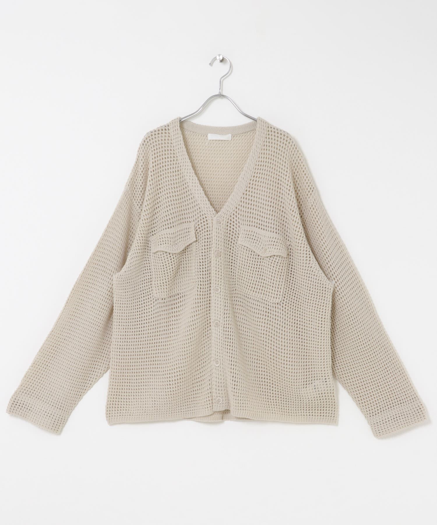 SENSE OF PLACE by URBAN RESEARCH「WポケットVネックニットカーディガン」|カーディガン|