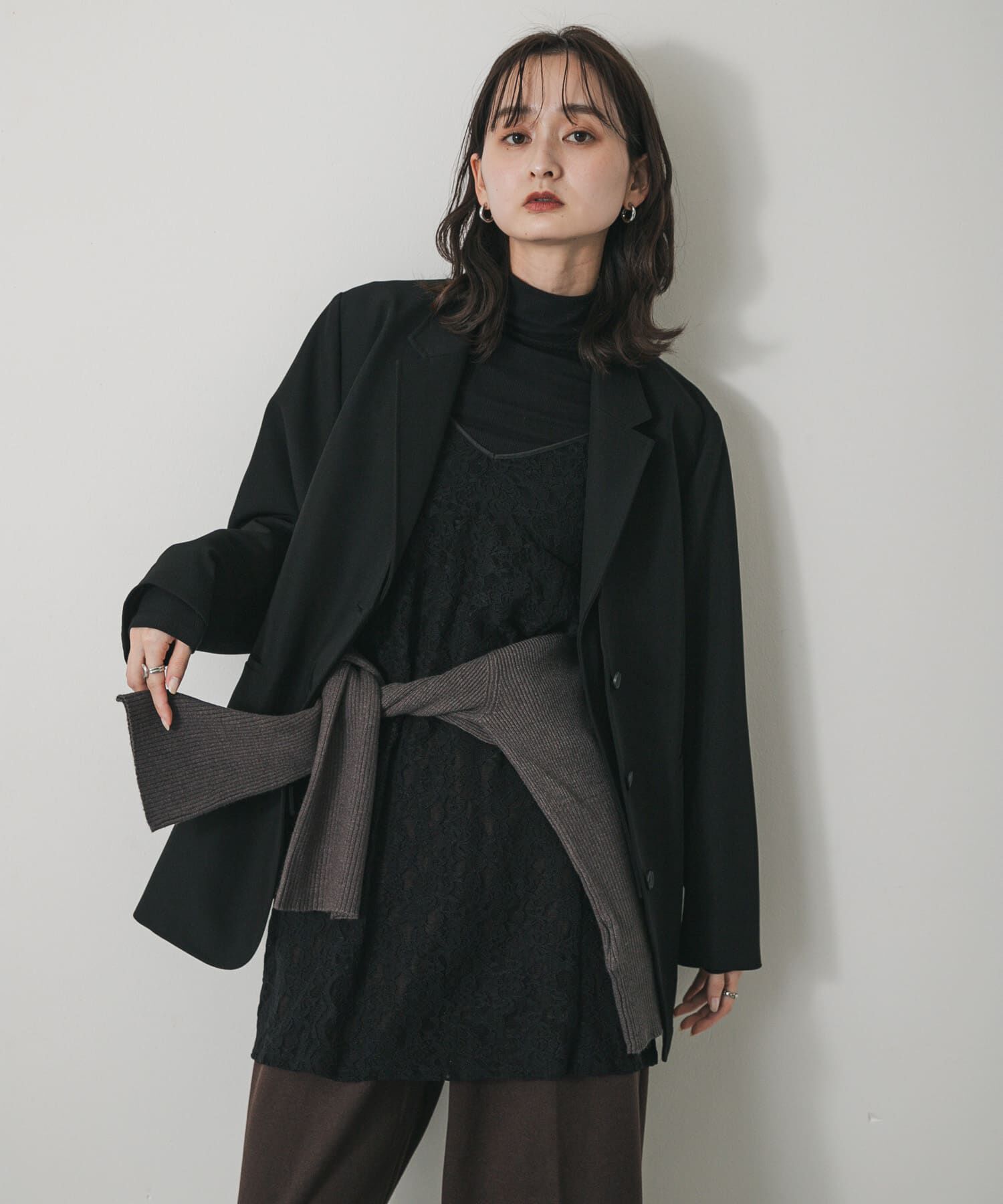 SENSE OF PLACE by URBAN RESEARCH「レースキャミチュニック」|キャミソール|