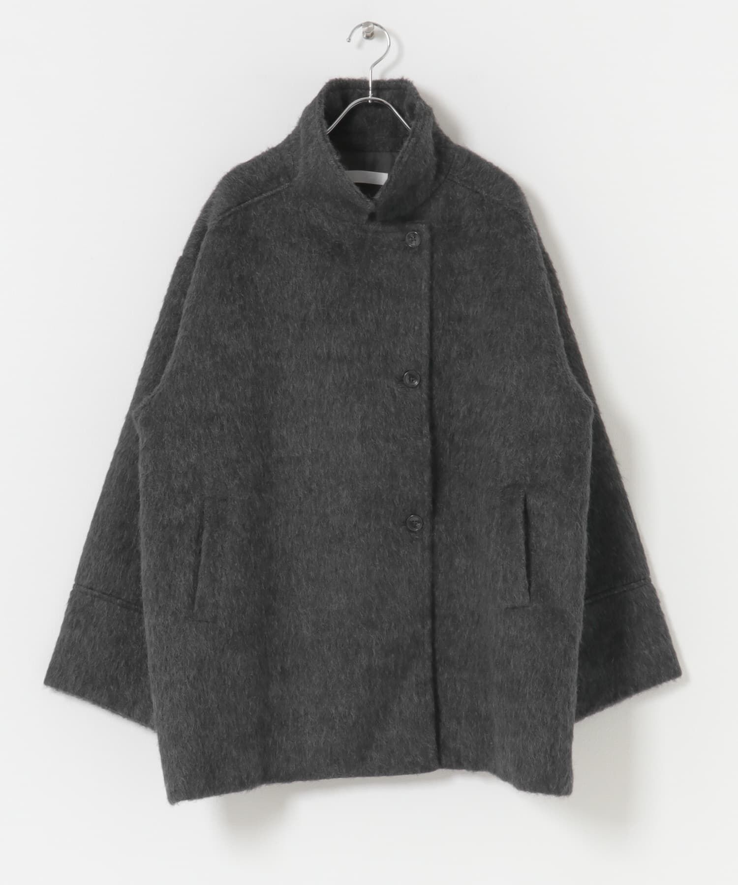 SENSE OF PLACE by URBAN RESEARCH「マルチカラーシャギーコート」|ノーカラーコート|