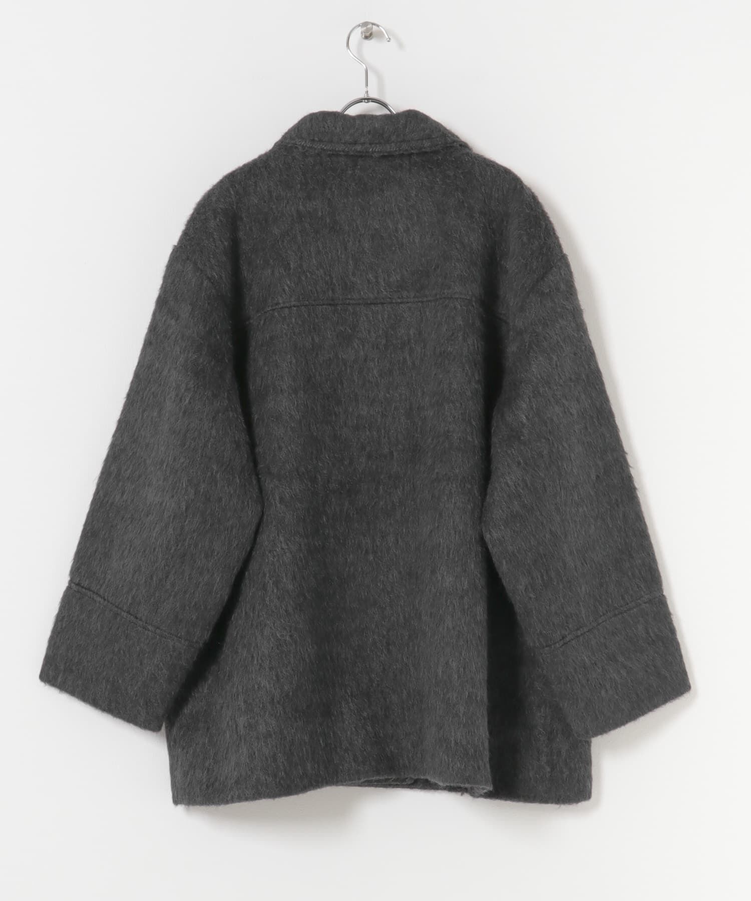 SENSE OF PLACE by URBAN RESEARCH「マルチカラーシャギーコート」|ノーカラーコート|