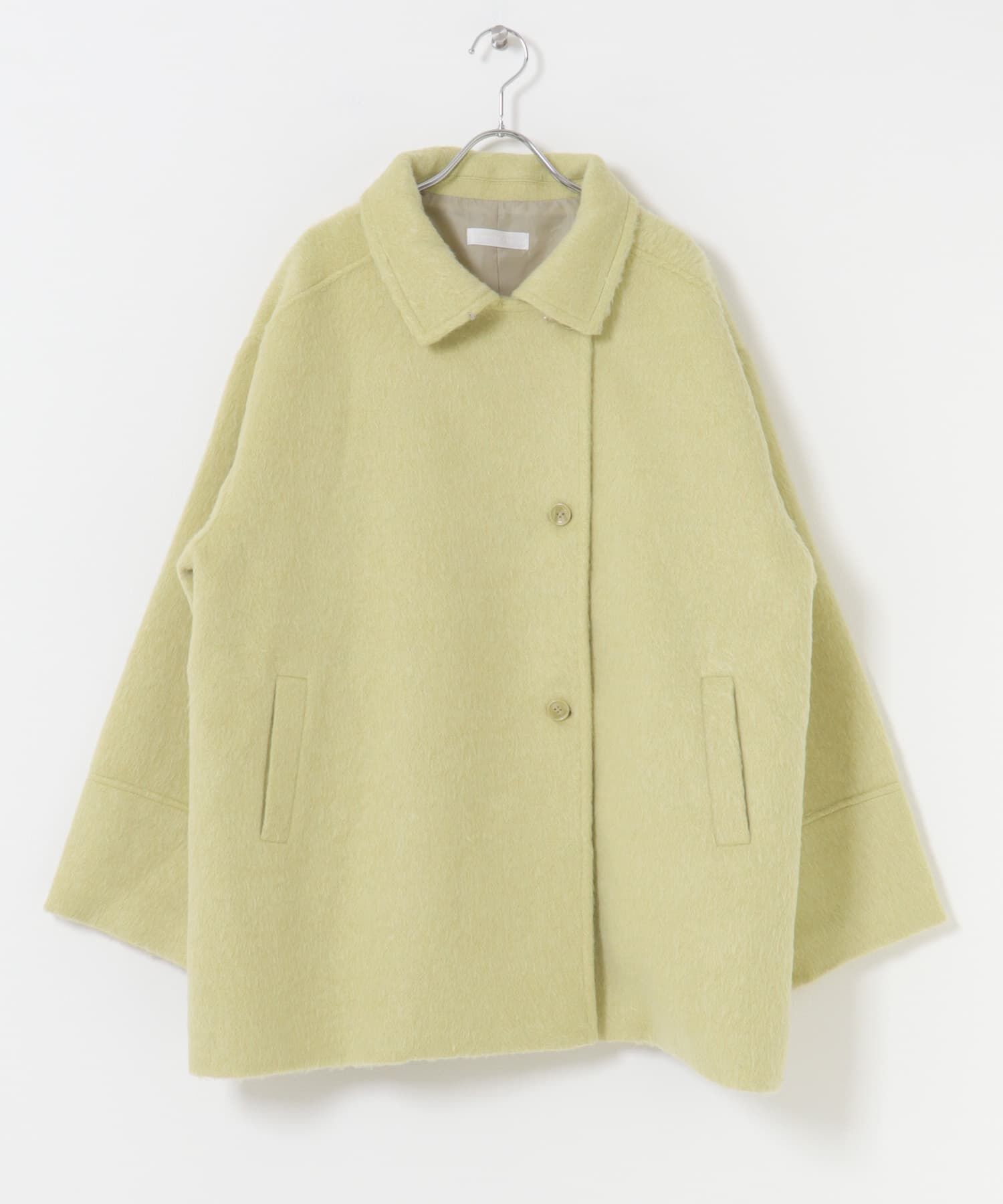 SENSE OF PLACE by URBAN RESEARCH「マルチカラーシャギーコート」|ノーカラーコート|