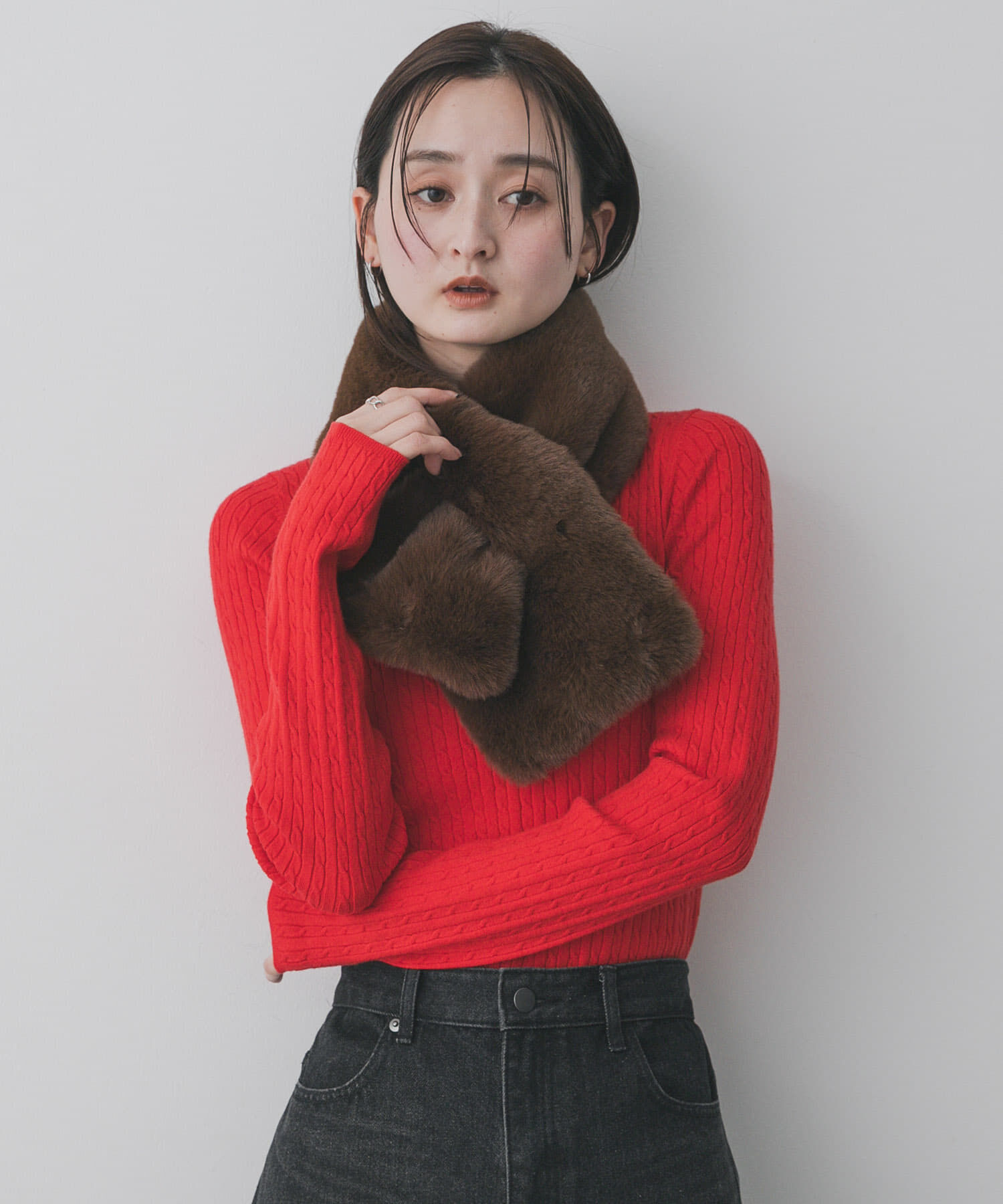 SENSE OF PLACE by URBAN RESEARCH「ボリュームエコファーティペット」|マフラー|