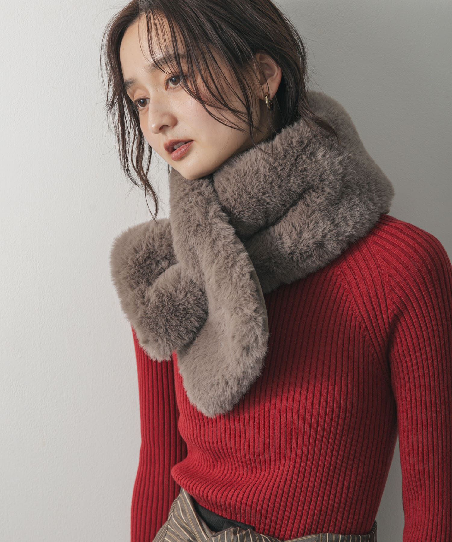 SENSE OF PLACE by URBAN RESEARCH「ボリュームエコファーティペット」|マフラー|