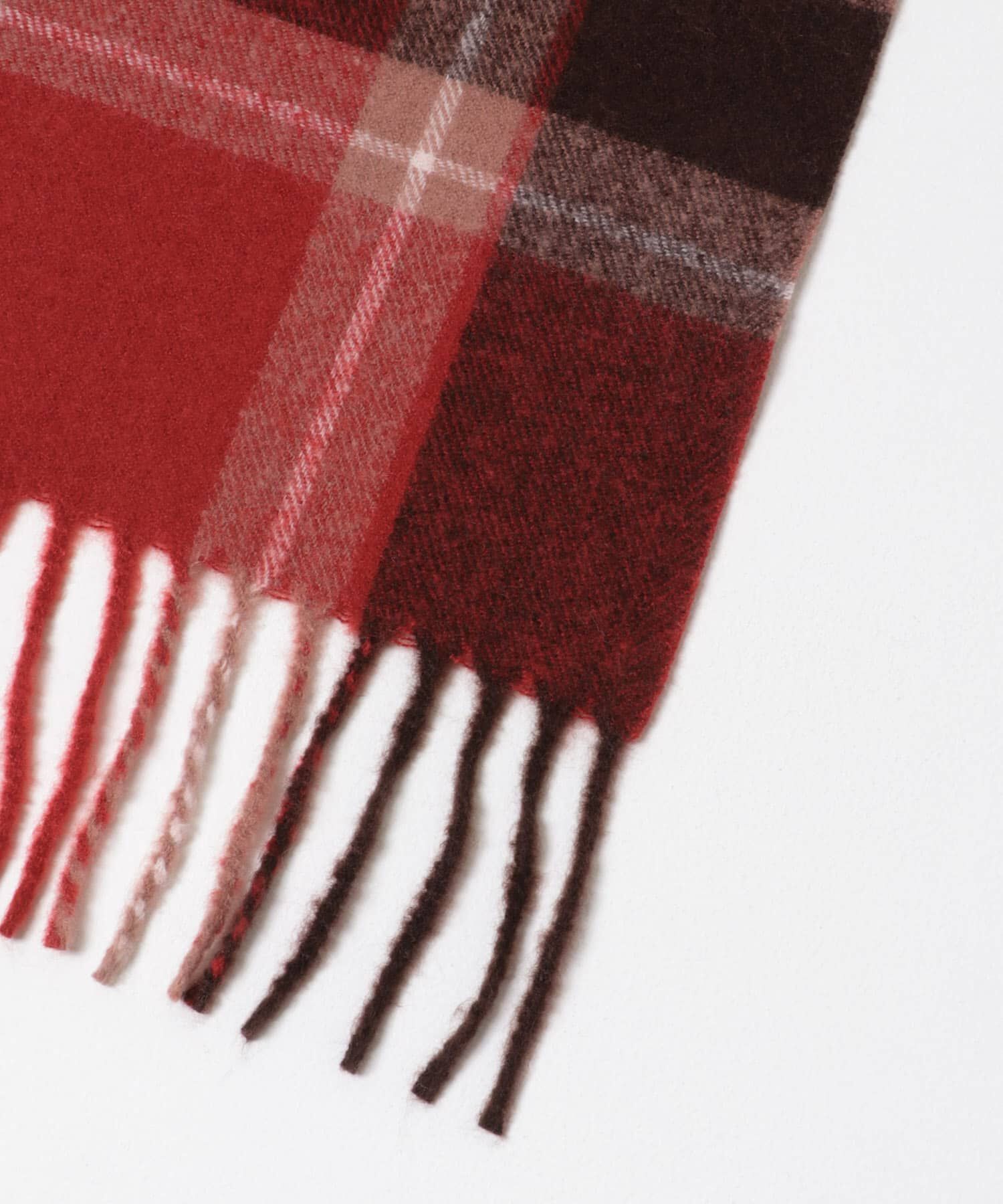 SENSE OF PLACE by URBAN RESEARCH「チェックフリンジストール」|マフラー|