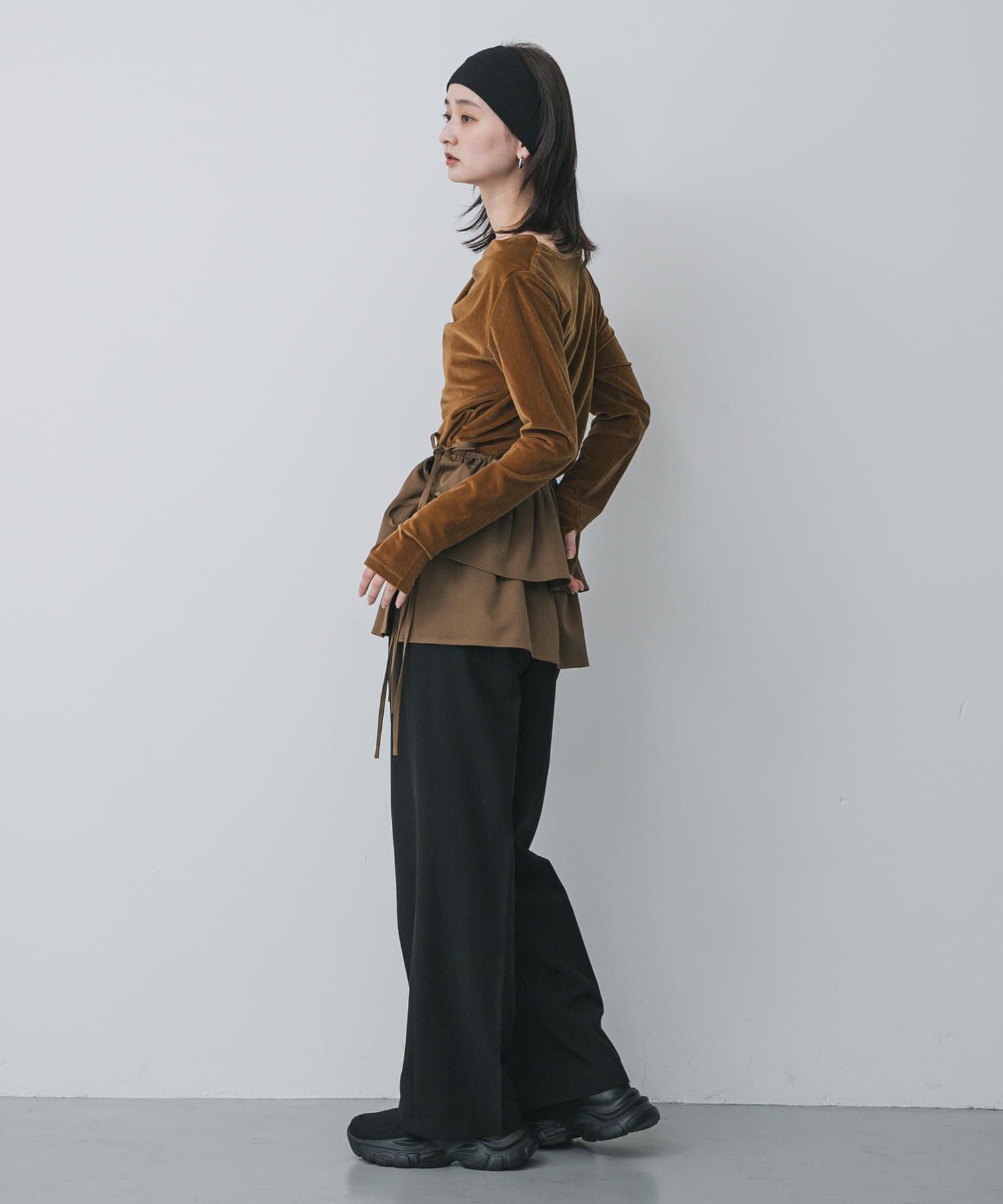 SENSE OF PLACE by URBAN RESEARCH「ベロアドレープトップ」|その他|