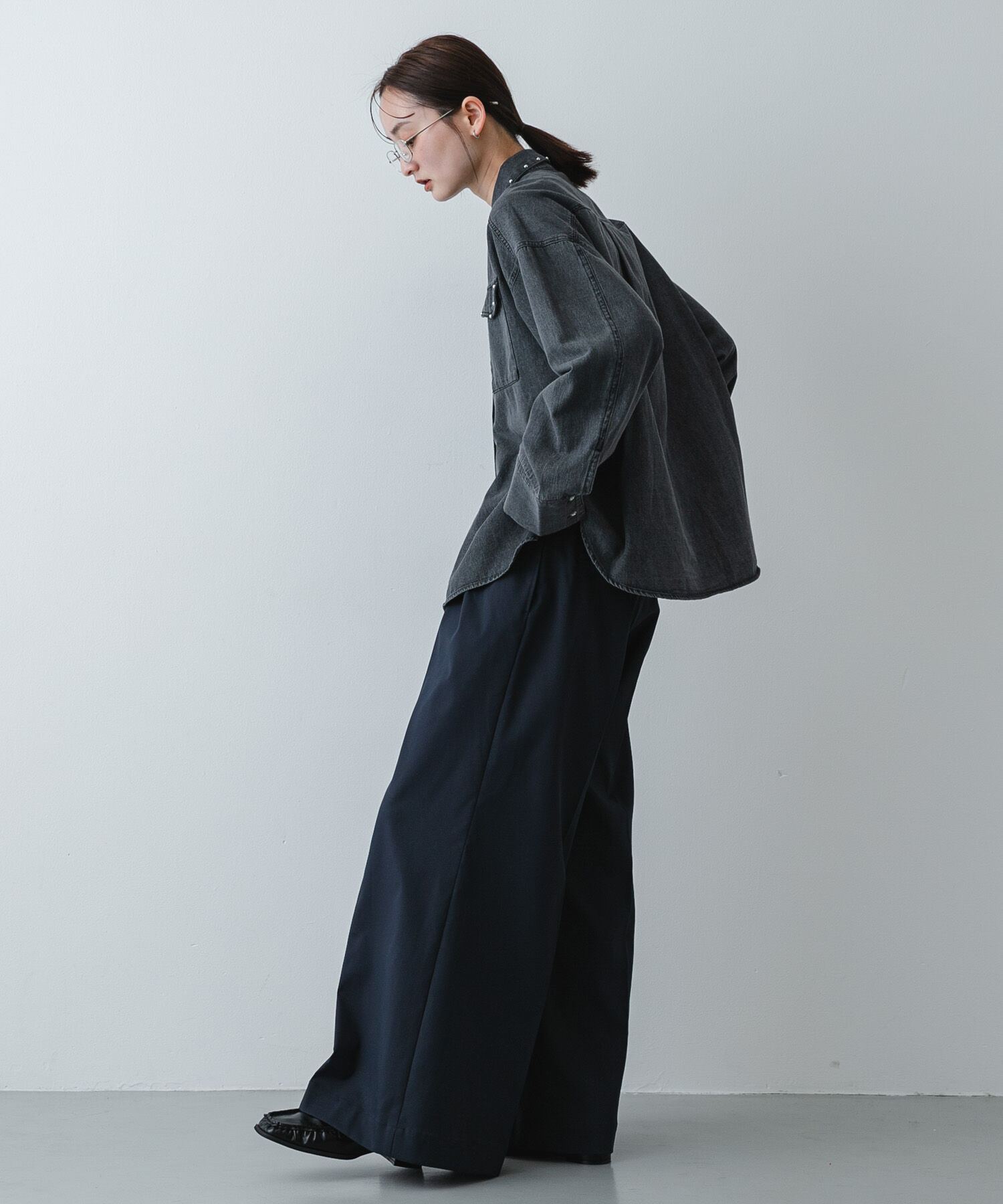 SENSE OF PLACE by URBAN RESEARCH「スタッズデニムシャツ」|シャツ・ブラウス|