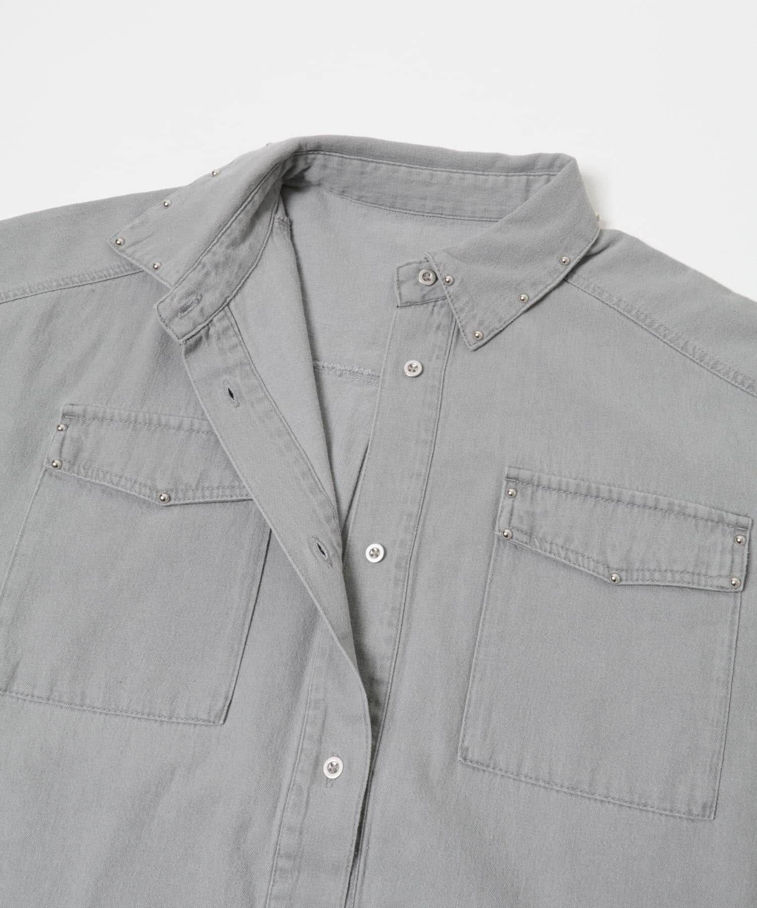 SENSE OF PLACE by URBAN RESEARCH「スタッズデニムシャツ」|シャツ・ブラウス|