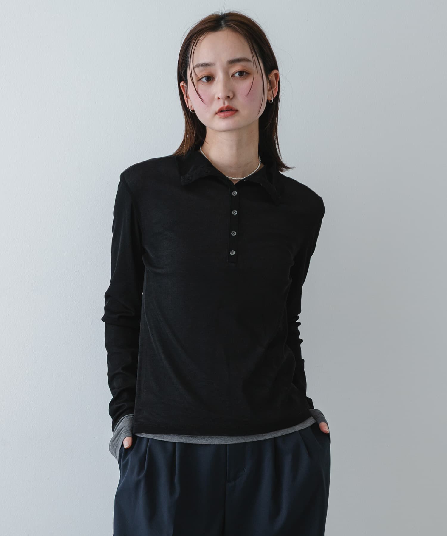 SENSE OF PLACE by URBAN RESEARCH「シアーレイヤードカットポロシャツ」|その他|