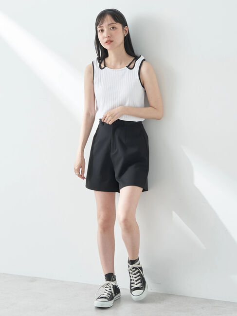 earth music&ecology「バッククロスタンクトップ」|インナー|