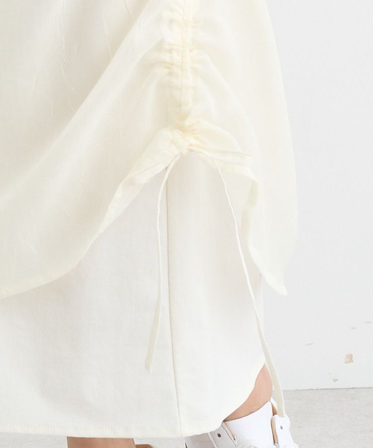 earth music&ecology「シフォンドロストレイヤードスカート」|スカート|