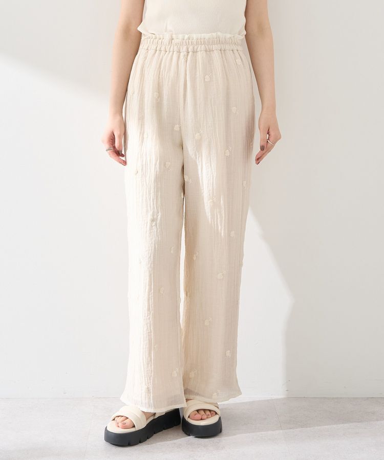 earth music&ecology「3Dフラワーパンツ」|その他|