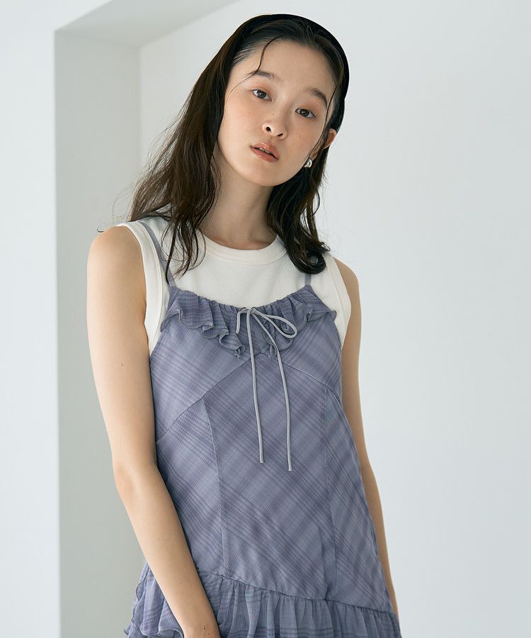 earth music&ecology「リブタンクトップ」|インナー|