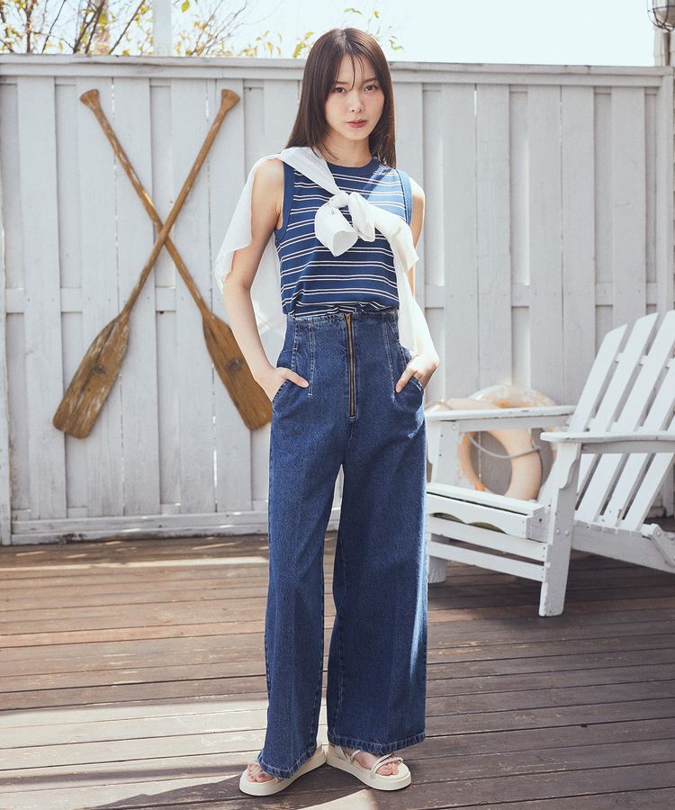 earth music&ecology「リブタンクトップ」|インナー|