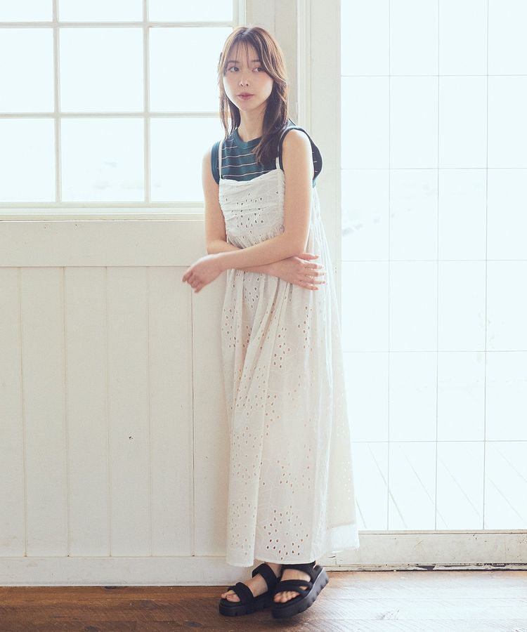 earth music&ecology「リブタンクトップ」|インナー|