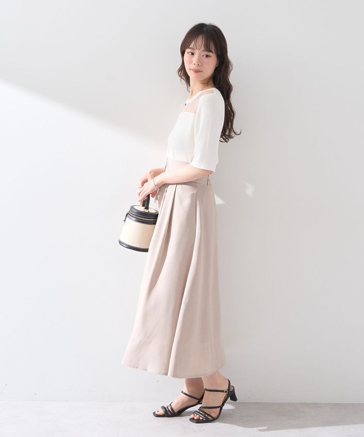 earth music&ecology「シアーヨークニットプルオーバー」|ニット・セーター|