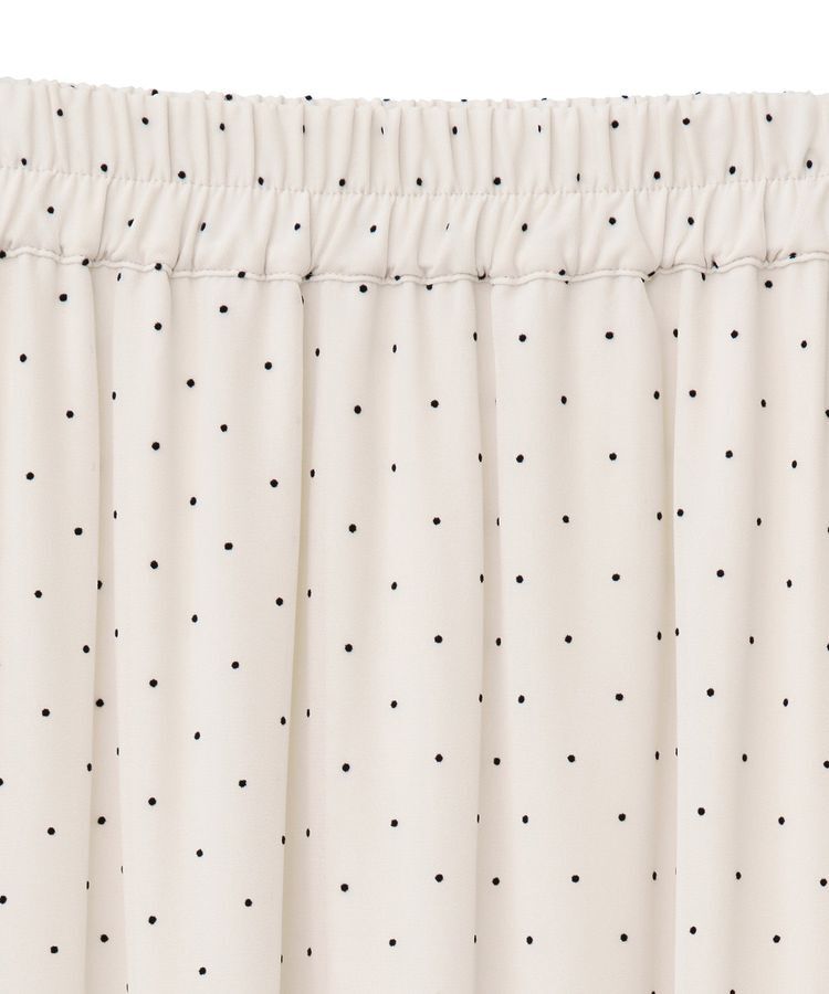 earth music&ecology「SET2点フロッキードットブラウス＋スカート」|スーツ|