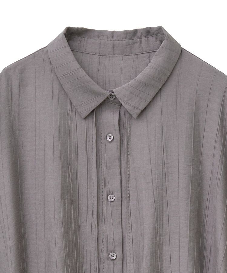 earth music&ecology「裾ドロストフレンチスリーブシャツ」|シャツ・ブラウス|