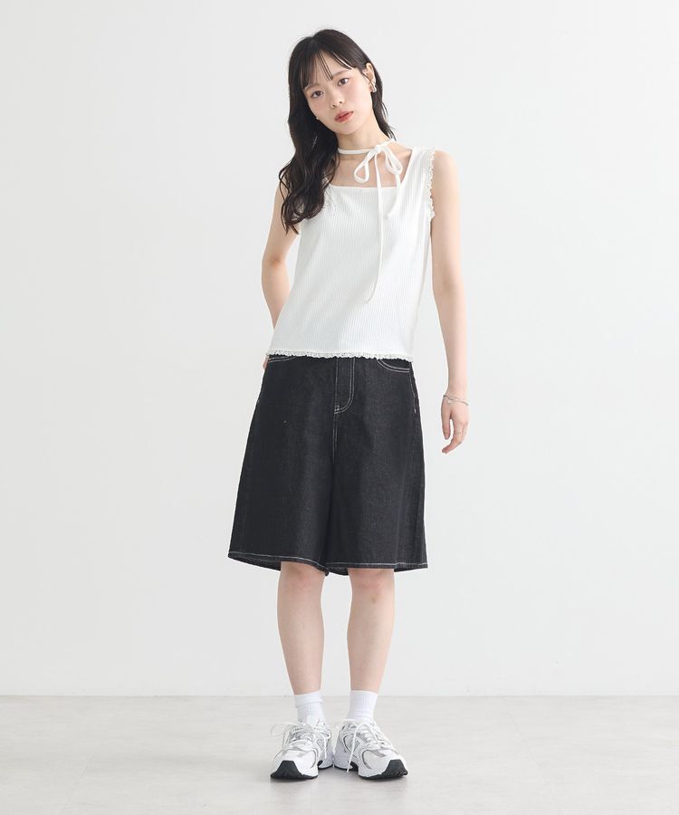 earth music&ecology「マルチwayネックホルターレースタンク」|インナー|