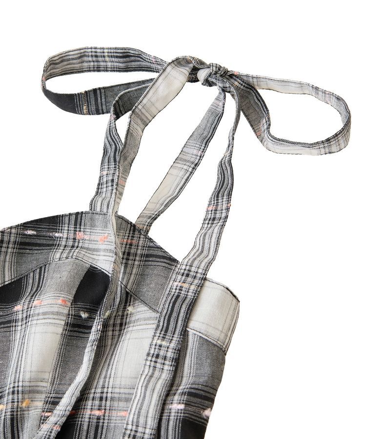 earth music&ecology「チェックパターンバルーンキャミビスチェ」|ベスト・ジレ|