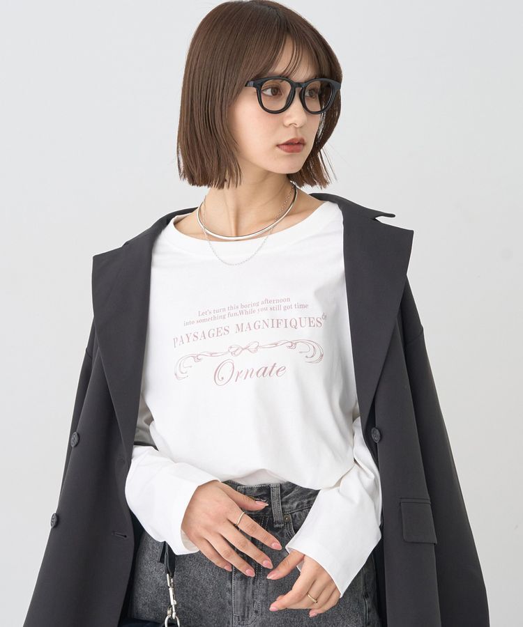 earth music&ecology「アソートグラフィックロンTEE」|Tシャツ・カットソー|