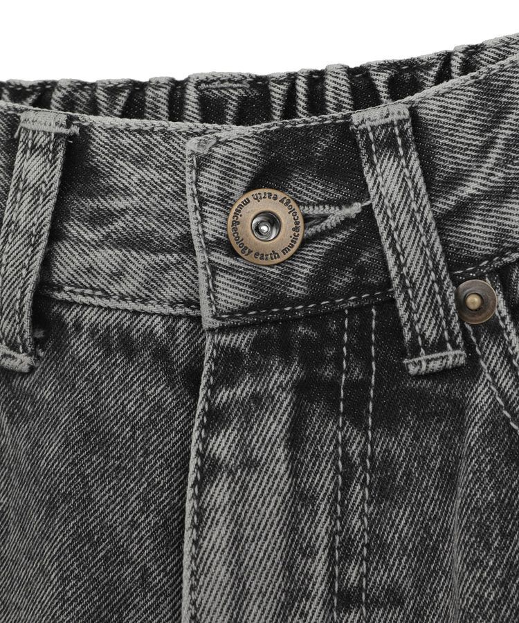 earth music&ecology「裾レースデニムパンツ」|デニム|