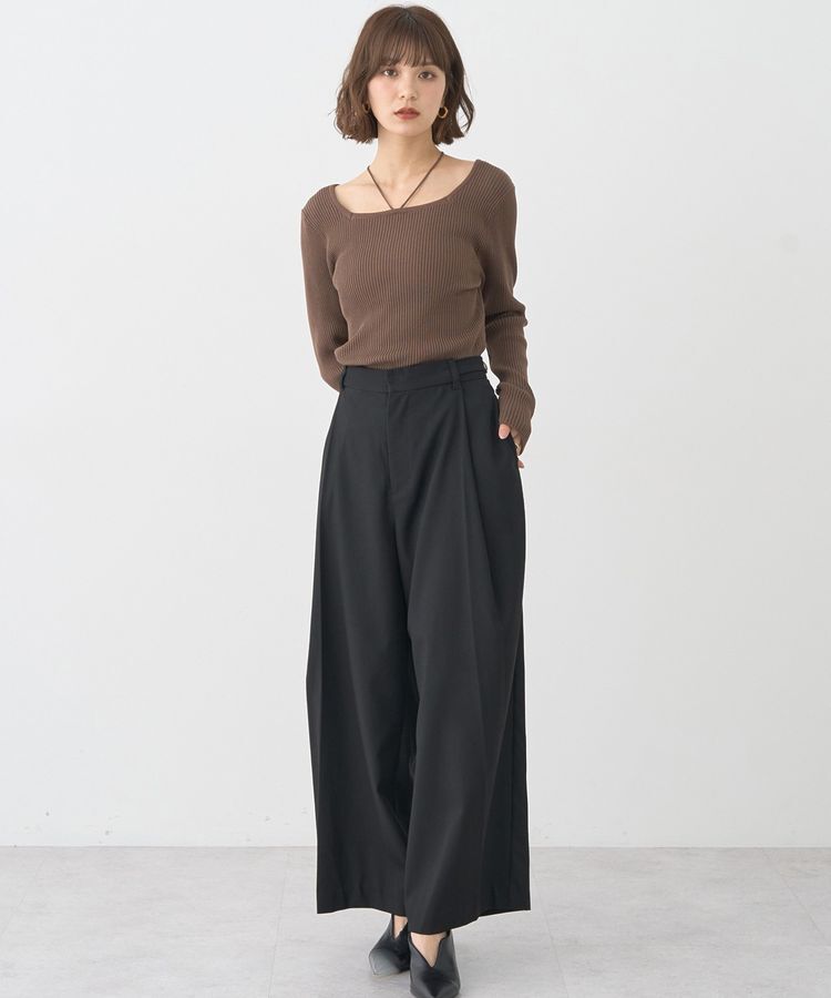 earth music&ecology「ウエストタブタックパンツ」|その他|