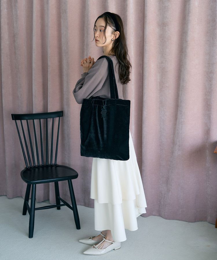 earth music&ecology「【WEB限定】リボンニットアンサンブル」|ニット・セーター|