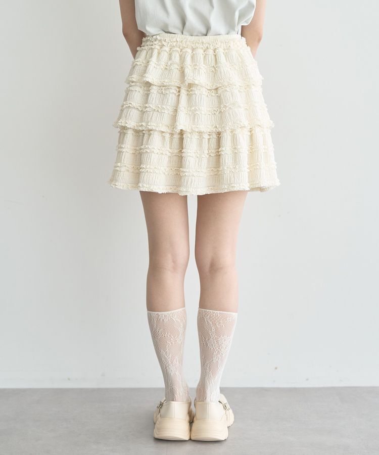 earth music&ecology「フリフリミニスカート」|スカート|