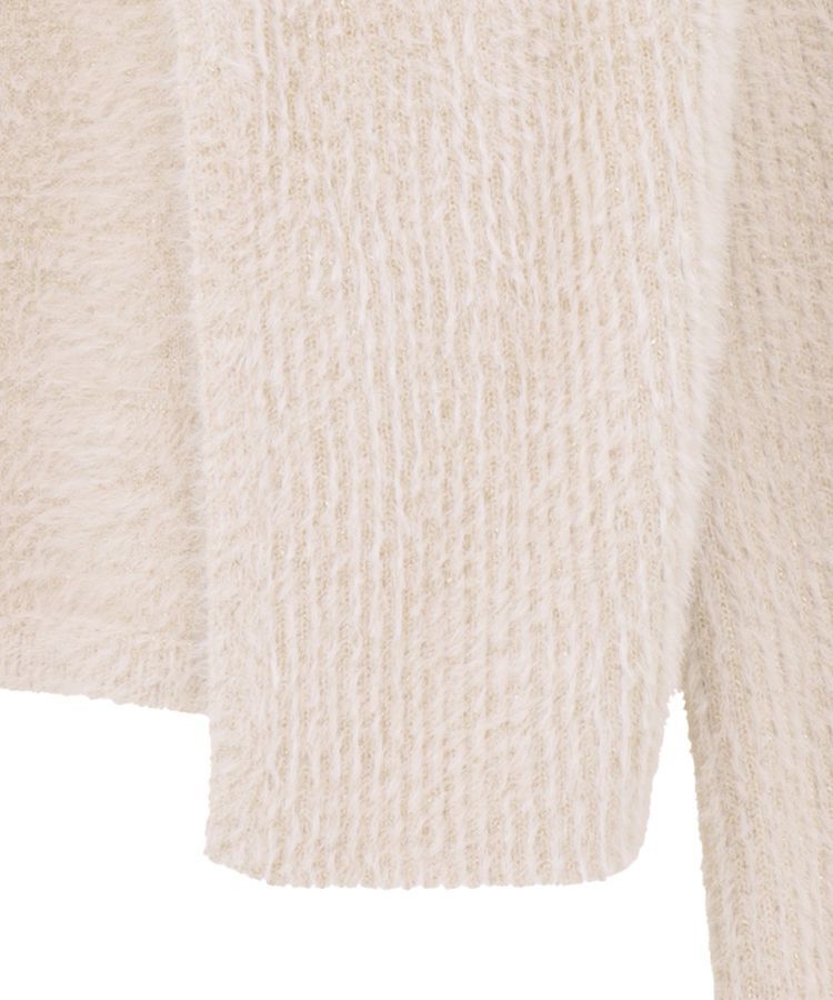 earth music&ecology「SET2点チャーム付きシャギーニット＋インナー」|カーディガン|