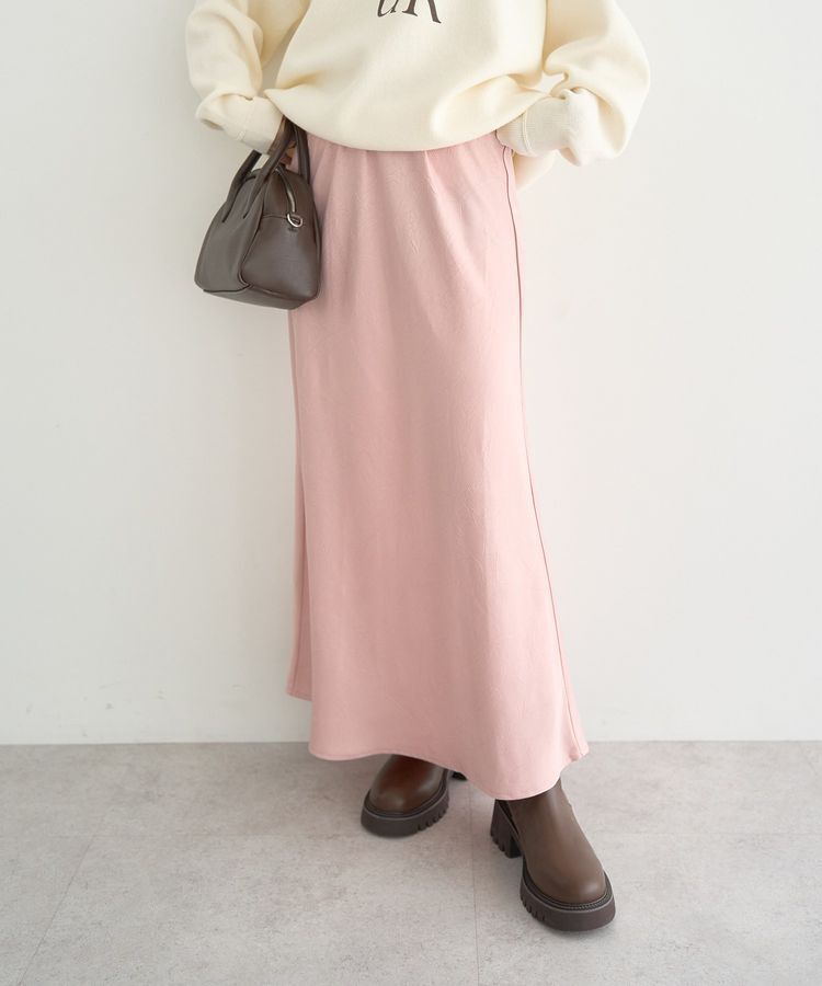 earth music&ecology「ストレッチサテンスカート」|スカート|
