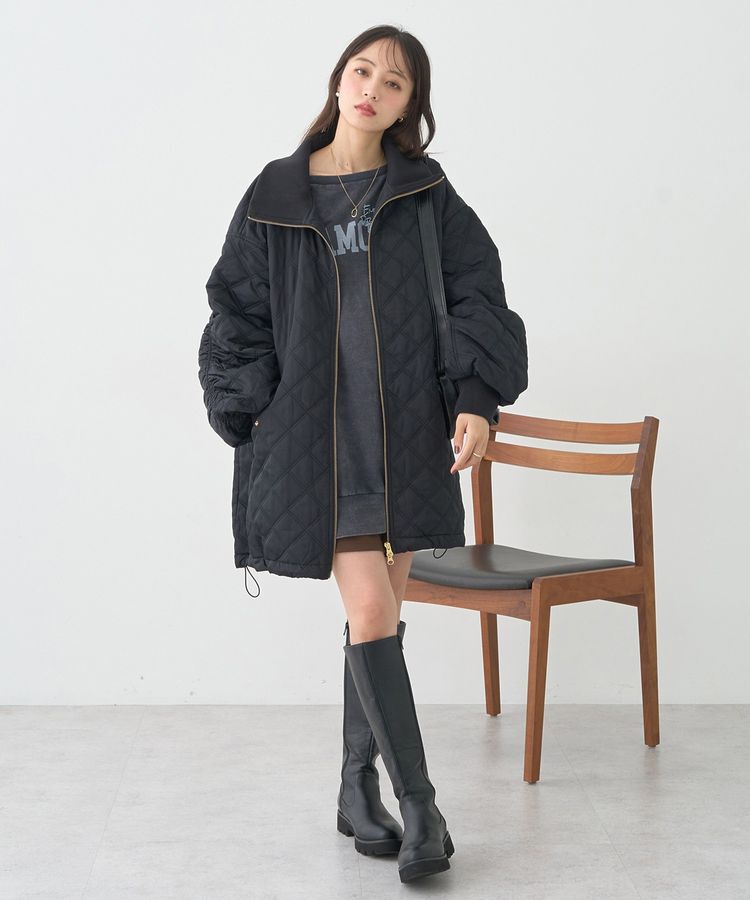 earth music&ecology「ランダム刺繍オフショルプルオーバー」|スウェット・ジャージ|