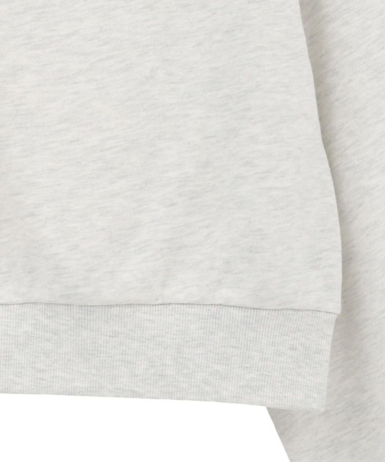 earth music&ecology「ショート丈ワンポイント刺繍オフショルスウェット」|スウェット・ジャージ|