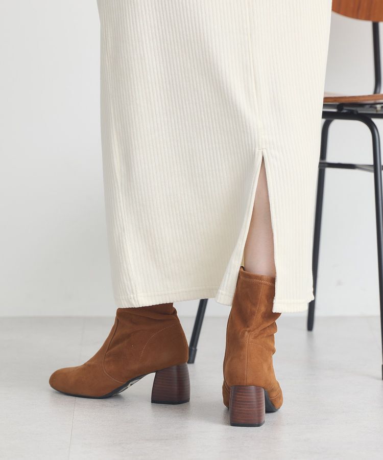 earth music&ecology「コーデュロイナロースカート」|タイト|