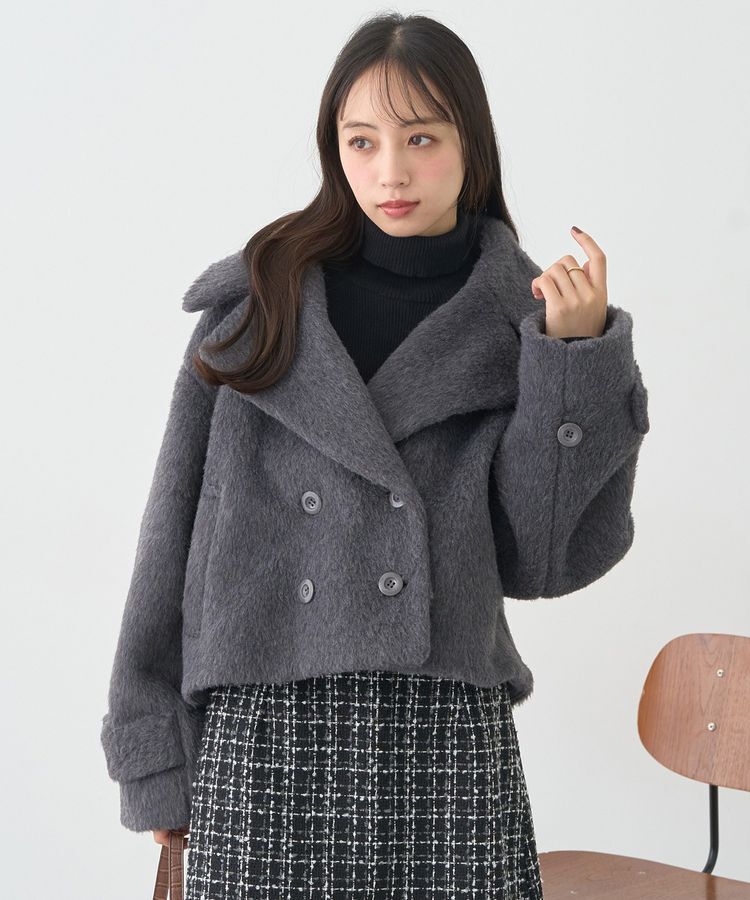 earth music&ecology「【WEB限定】シャギーショートコート」|その他|