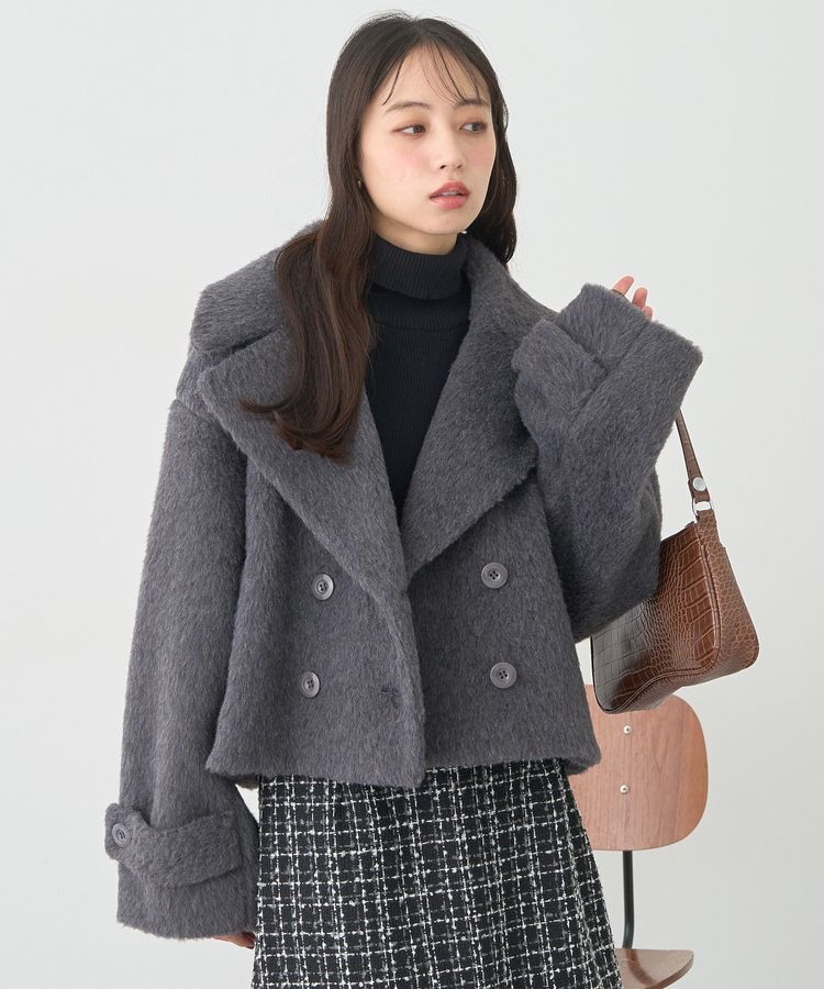 earth music&ecology「【WEB限定】シャギーショートコート」|その他|