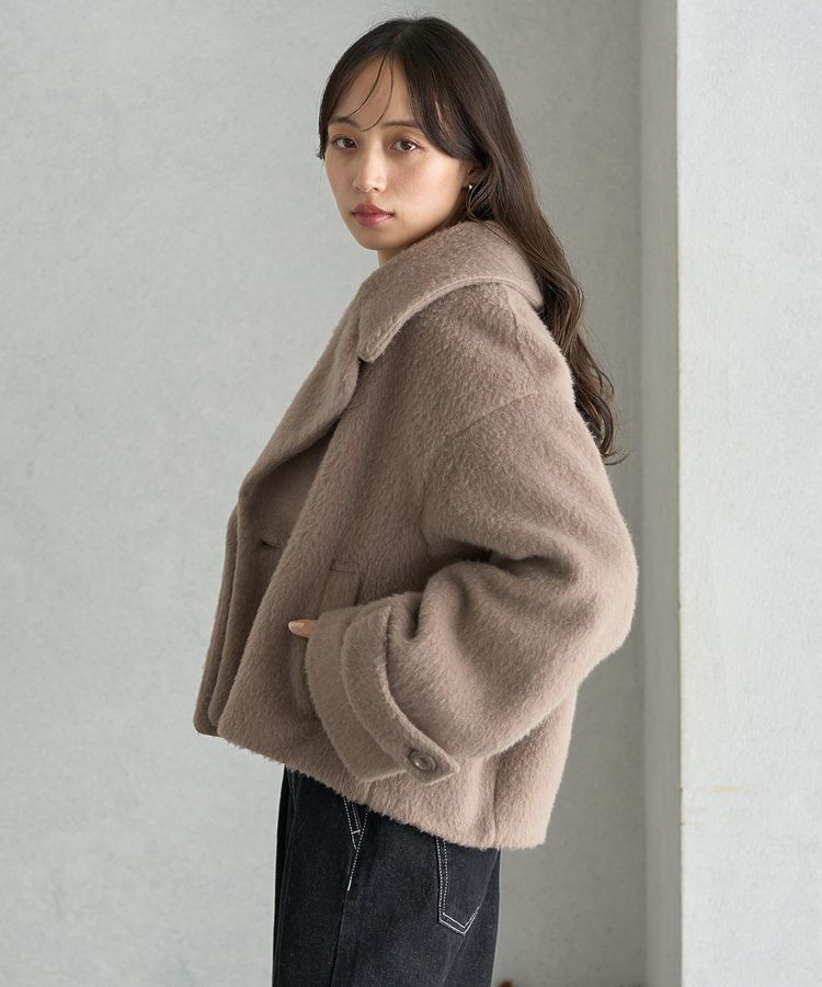 earth music&ecology「【WEB限定】シャギーショートコート」|その他|