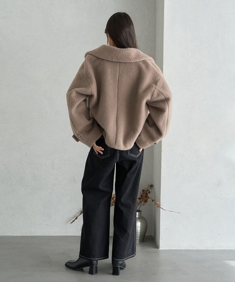 earth music&ecology「【WEB限定】シャギーショートコート」|その他|