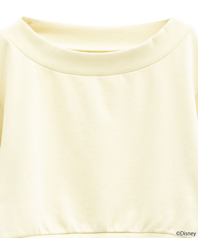 earth music&ecology「Disney/キラキラモチーフ刺繍オフショルスウェット」|スウェット・ジャージ|