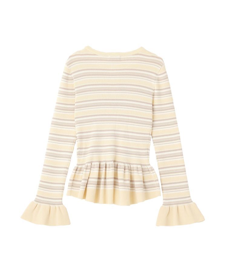 earth music&ecology「ペプラムニットプルオーバー」|ニット・セーター|